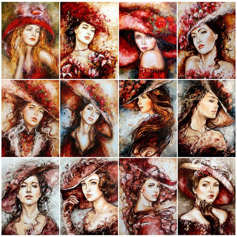 EverShine Diamond Embroidery Woman In Hat Full Square Diamond Painting Portrait Cross Stitch Mosaic Kit New Arrival Home Decor
EverShine Diamond Embroidery Woman In Hat Full Square Diamond Painting Portrait Cross Stitch Mosaic Kit New Arrival Home Decor