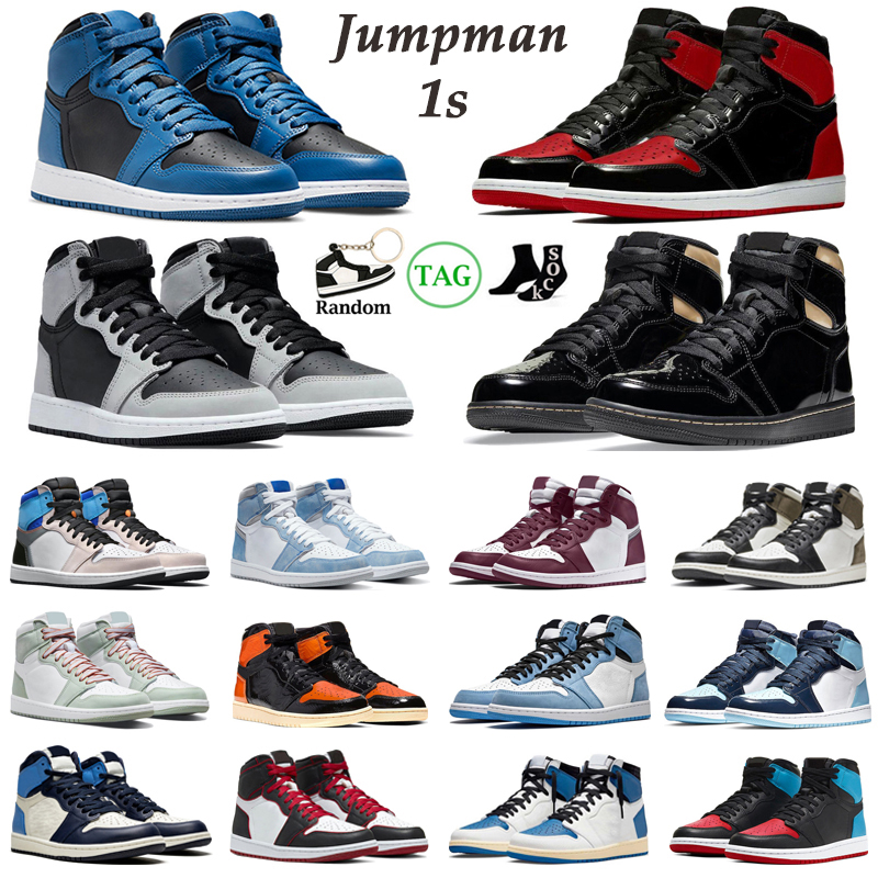 1 1s Jumpman Basketball Shoes Men Women 1 Dark Marina Blue Bred Patent Bordeaux Hyper Royal University Blue Obsidian Mens Trainers Sport Sneakers, #36
1 1s Jumpman Basketball Shoes Men Women 1 Dark Marina Blue Bred Patent Bordeaux Hyper Royal University Blue Obsidian Mens Trainers Sport Sneakers, #36