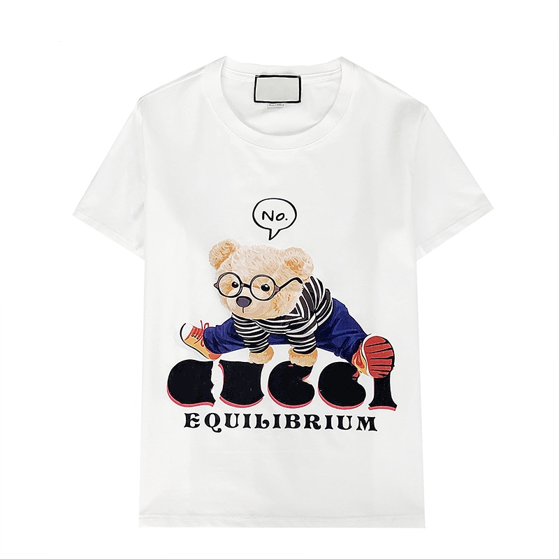 High Quality Men designers Crew Neck T Shirt Mens 2021 Fashion Lovely Bear Print Stylist T Shirts Men Women Summer Short Sleeve Tees Tops, White;black
High Quality Men designers Crew Neck T Shirt Mens 2021 Fashion Lovely Bear Print Stylist T Shirts Men Women Summer Short Sleeve Tees Tops, White;black