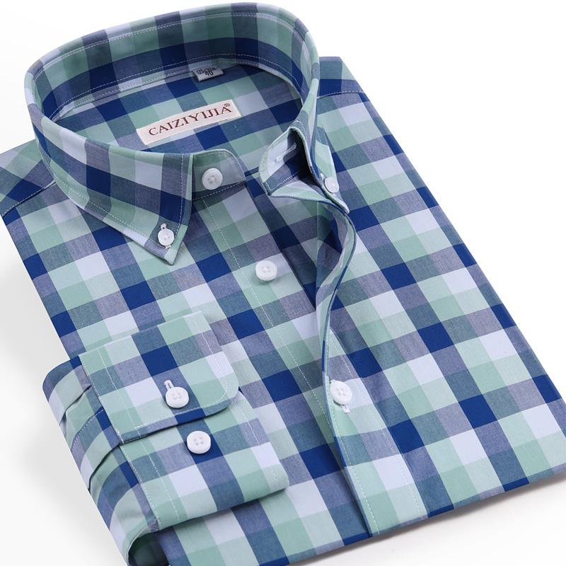 Mens Casual Button-down Plaid Checkered Cotton Shirt Pocket-less Design Long Sleeve Standard-fit Holiday Hawaiian Gingham Shirts, Cl420550
Mens Casual Button-down Plaid Checkered Cotton Shirt Pocket-less Design Long Sleeve Standard-fit Holiday Hawaiian Gingham Shirts, Cl420550