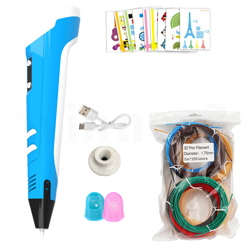Second Generation 3D Printing pen DIY 3D Pen ABS/PLA Filament Arts 3D Drawing Pen Creative Gift For Kids Design Painting Drawing C53
Second Generation 3D Printing pen DIY 3D Pen ABS/PLA Filament Arts 3D Drawing Pen Creative Gift For Kids Design Painting Drawing C53