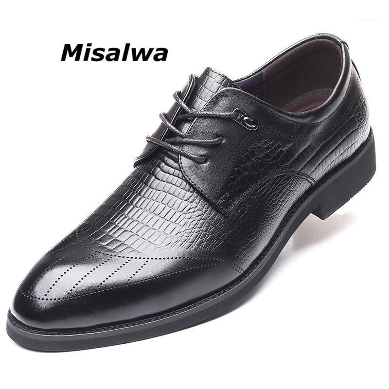 Misalwa Genuine Leather Luxury Men Shoes Flat/5 CM Height Increased Oxford Business Shoes for Men British Lace-up Elevator1
Misalwa Genuine Leather Luxury Men Shoes Flat/5 CM Height Increased Oxford Business Shoes for Men British Lace-up Elevator1