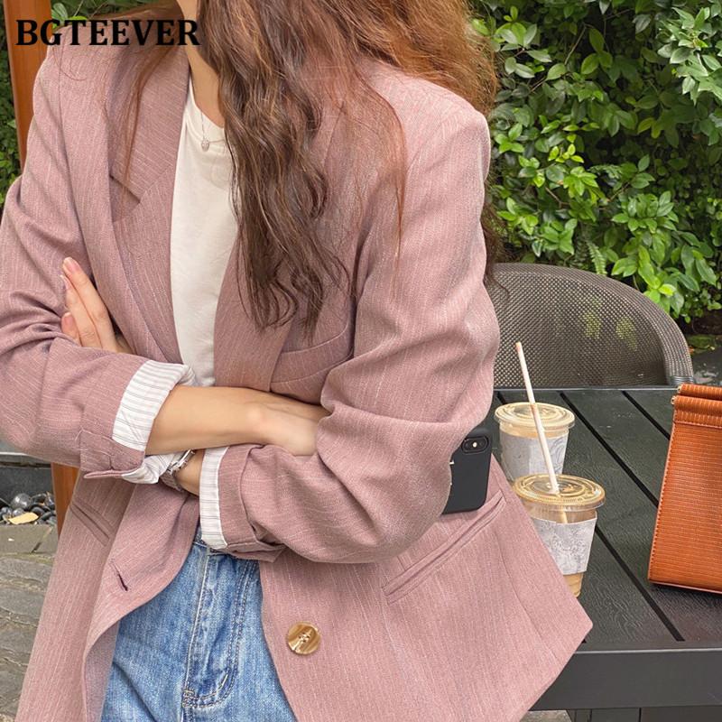 BGTEEVER Vintage Single-breasted Women Blazer 2021 Office Ladies Suit Jacket Autumn Slim Female Long Sleeve Outwear, Pink
BGTEEVER Vintage Single-breasted Women Blazer 2021 Office Ladies Suit Jacket Autumn Slim Female Long Sleeve Outwear, Pink
