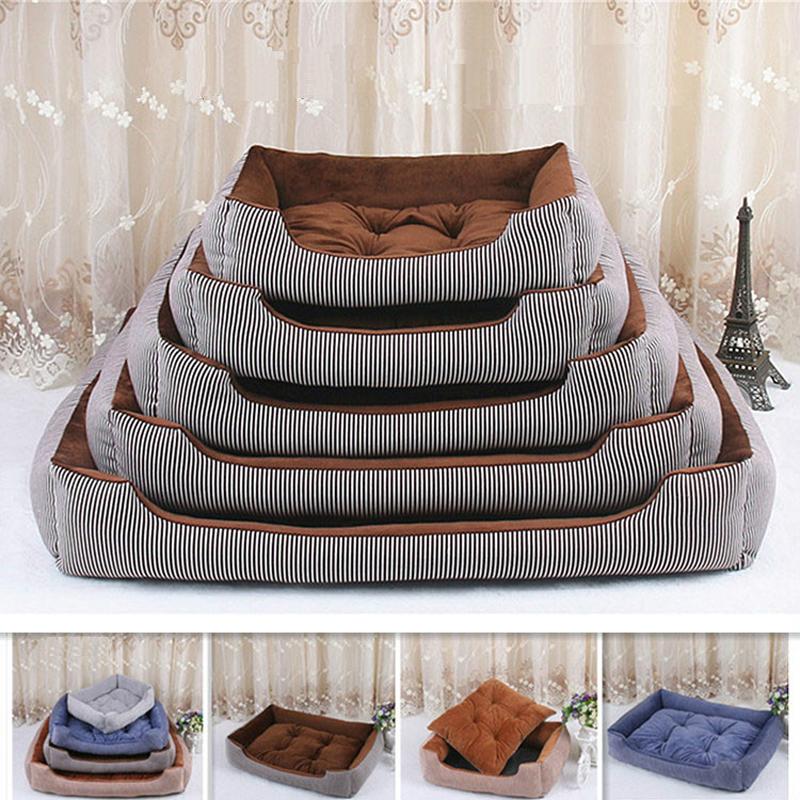 Pet Dog Bed Warming Dogs House Soft Material Pet Nest Striped Kennel Dog Chihuahua Sofa Fall Winter Warm Cushion For Cat Puppy, Grey 
Pet Dog Bed Warming Dogs House Soft Material Pet Nest Striped Kennel Dog Chihuahua Sofa Fall Winter Warm Cushion For Cat Puppy, Grey