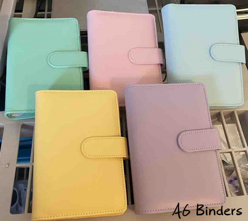 SEA 5 Colors A6 Empty Notebook Binder 19*13cm Loose Leaf Notebooks without Paper PU Faux Leather Cover File Folder Spiral Planners Scrapbook, Purple;pink
SEA 5 Colors A6 Empty Notebook Binder 19*13cm Loose Leaf Notebooks without Paper PU Faux Leather Cover File Folder Spiral Planners Scrapbook, Purple;pink