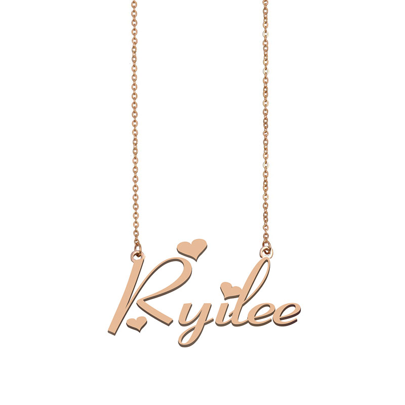 Ryilee Name Necklace Custom Nameplate Pendant for Women Girls Birthday Gift Kids Best Friends Jewelry 18k Gold Plated Stainless Steel, Silver
Ryilee Name Necklace Custom Nameplate Pendant for Women Girls Birthday Gift Kids Best Friends Jewelry 18k Gold Plated Stainless Steel, Silver