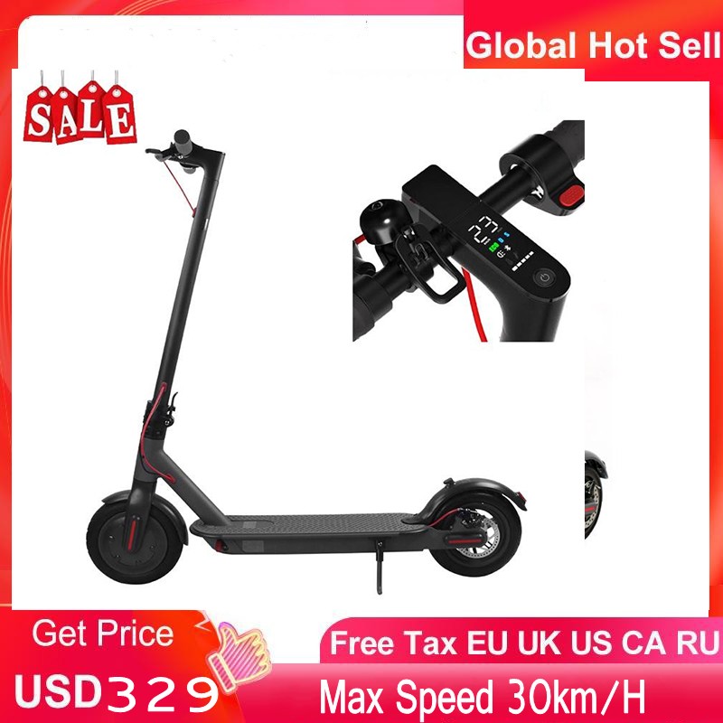 Scooter dual motor electric scooter 250W e-scooter 30km/h double drive high speed foldable scooter off road