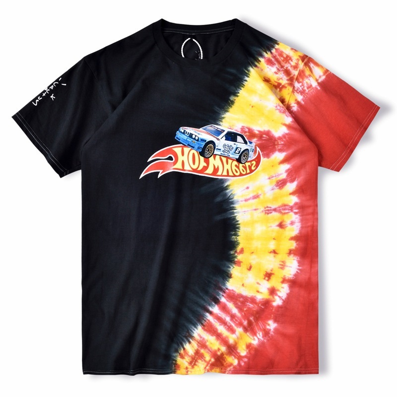 Ins Hot Travis Scott Cactus Jack Boys Hotwheels Racing Tie Dye Tee Skateboard Mens designer t shirt Women Street Casual Tshirt, Black
Ins Hot Travis Scott Cactus Jack Boys Hotwheels Racing Tie Dye Tee Skateboard Mens designer t shirt Women Street Casual Tshirt, Black