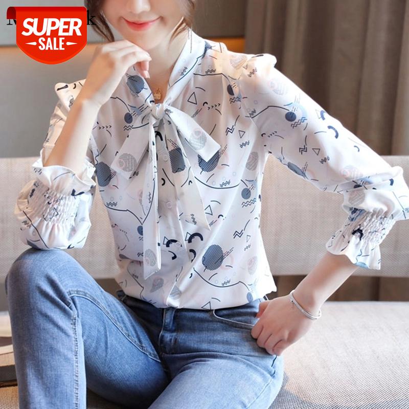 Autumn Long Sleeve Chiffon Blouse Women Bow Print Cardigan Blouses Women Casual Plus Size Loose Office Lady Womens Shirts 10880 #3e8y, White
Autumn Long Sleeve Chiffon Blouse Women Bow Print Cardigan Blouses Women Casual Plus Size Loose Office Lady Womens Shirts 10880 #3e8y, White