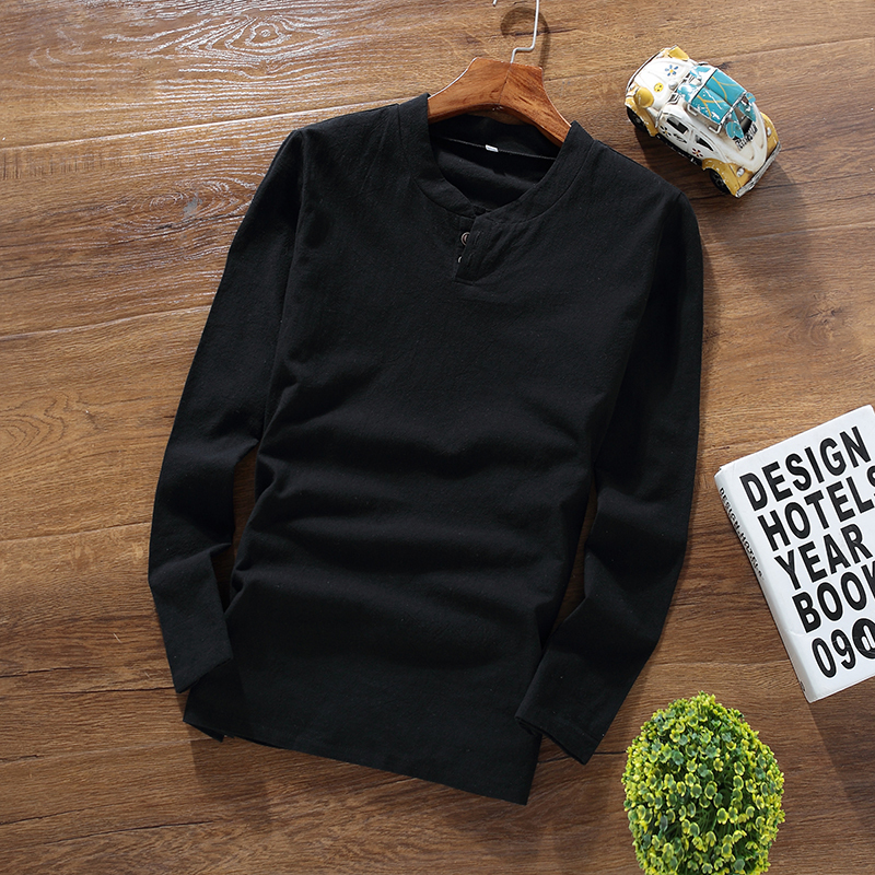 autumn Men's Cotton and linen long sleeve T-shirts men,High Quality Fashion casual T-shirt men size -4XL,5XL 201203, White
autumn Men's Cotton and linen long sleeve T-shirts men,High Quality Fashion casual T-shirt men size -4XL,5XL 201203, White