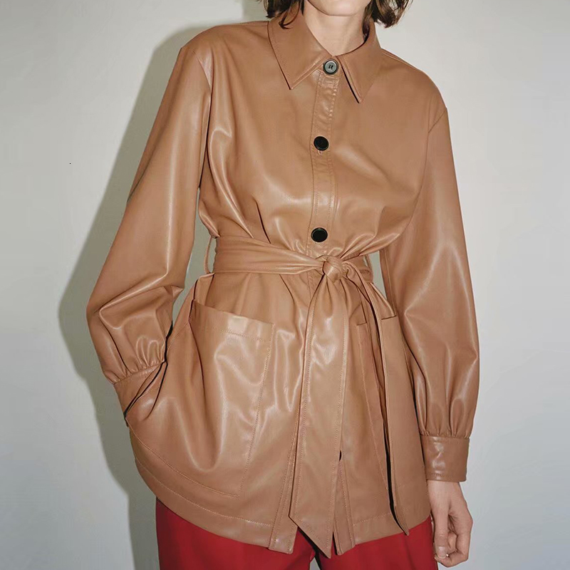 2021 New Arrival Autumn Winter Women Faux Leather Jackets Solid Ladies Office Coats Elegant Girls Oversize Casual Outwear K0ob, Picture
2021 New Arrival Autumn Winter Women Faux Leather Jackets Solid Ladies Office Coats Elegant Girls Oversize Casual Outwear K0ob, Picture