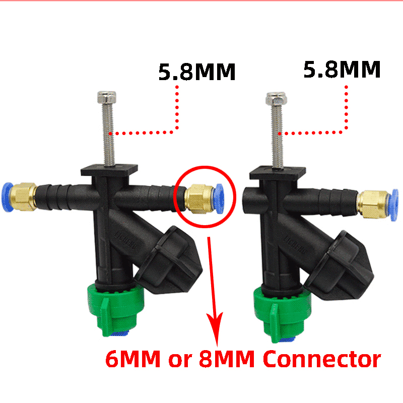 Agricultural Sprayer Nozzle Screw Fixed External Water Sprayer Dry Boom Agricultural Nozzle Drone UAV
Agricultural Sprayer Nozzle Screw Fixed External Water Sprayer Dry Boom Agricultural Nozzle Drone UAV