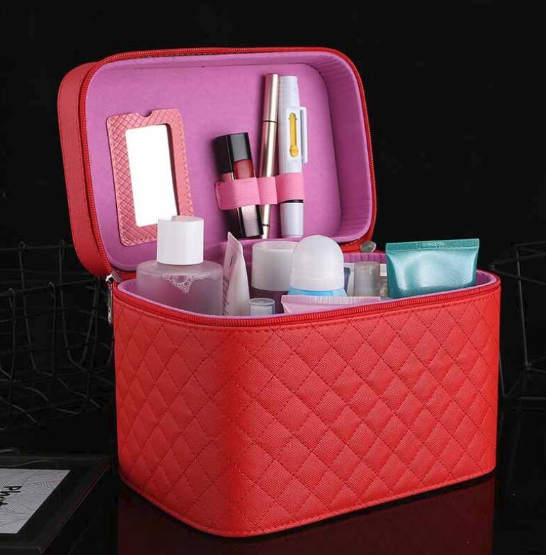 Ladies cosmetic bag large capacity travel portable cosmetic case portable PU storage bag Waterproof and wear resistant, As photo 1
Ladies cosmetic bag large capacity travel portable cosmetic case portable PU storage bag Waterproof and wear resistant, As photo 1