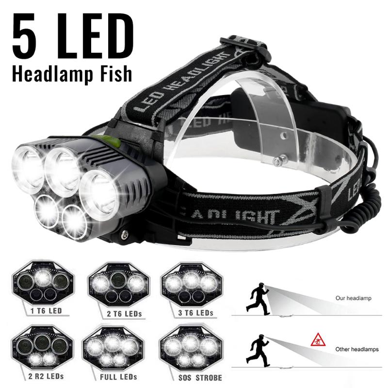 T6 LED Headlight Headlamp Rechargeable Headlight Head Lamp Waterproof Outdoor LED Fishing Lights
T6 LED Headlight Headlamp Rechargeable Headlight Head Lamp Waterproof Outdoor LED Fishing Lights