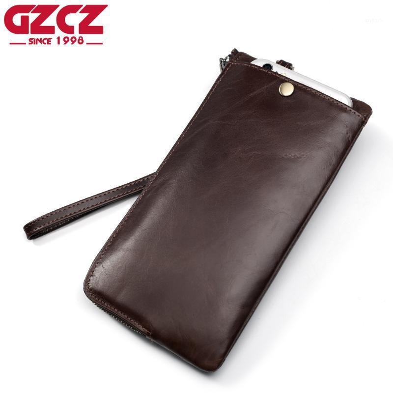 GZCZ Men Wallets Classic Long Genuine Leather Card Holder Male Purse Quality Zipper Large Capacity Wallet For Men1, Brown
GZCZ Men Wallets Classic Long Genuine Leather Card Holder Male Purse Quality Zipper Large Capacity Wallet For Men1, Brown