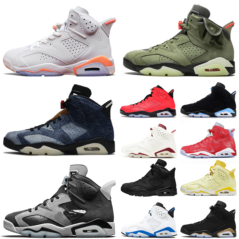 Top JUMPMAN 6 6s Mens Outdoor Shoes Cactus Jack Smoke Grey Sport Blue ALL Black Slam Dunk Women Hare Trainers Sneakers SIZE 36-47
Top JUMPMAN 6 6s Mens Outdoor Shoes Cactus Jack Smoke Grey Sport Blue ALL Black Slam Dunk Women Hare Trainers Sneakers SIZE 36-47
