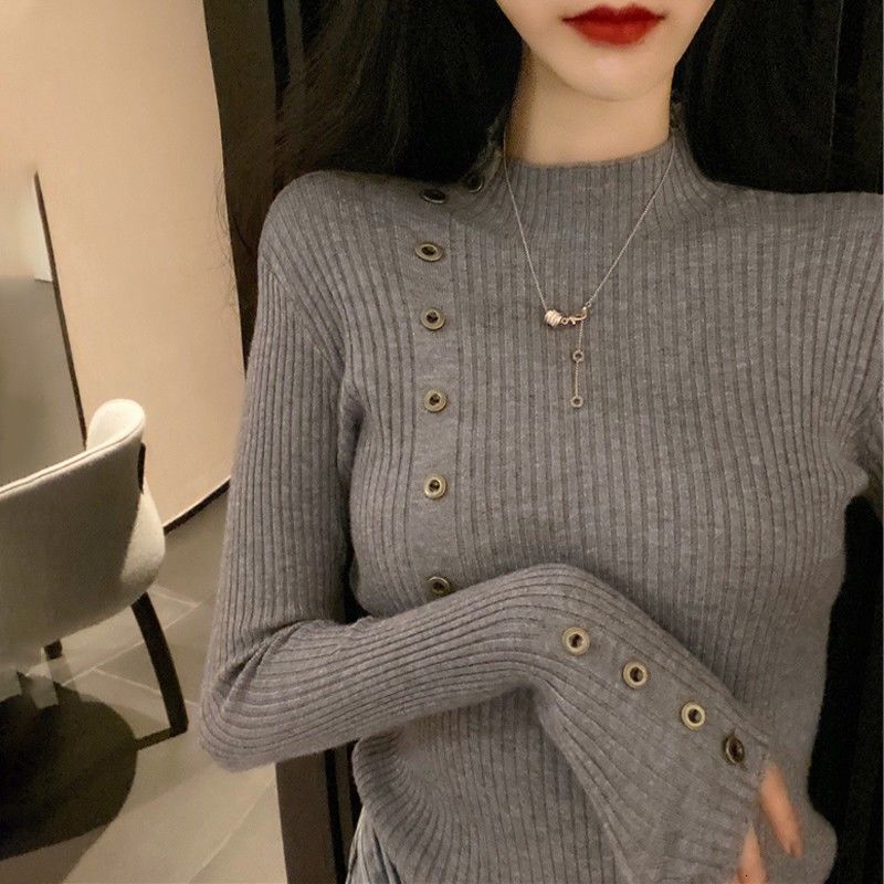 2021 New High-necked Half-shirt Female Fall Versatile Winter Wear Bottom Shirt, Thin Thick Top, and Sweater ELVE, White
2021 New High-necked Half-shirt Female Fall Versatile Winter Wear Bottom Shirt, Thin Thick Top, and Sweater ELVE, White