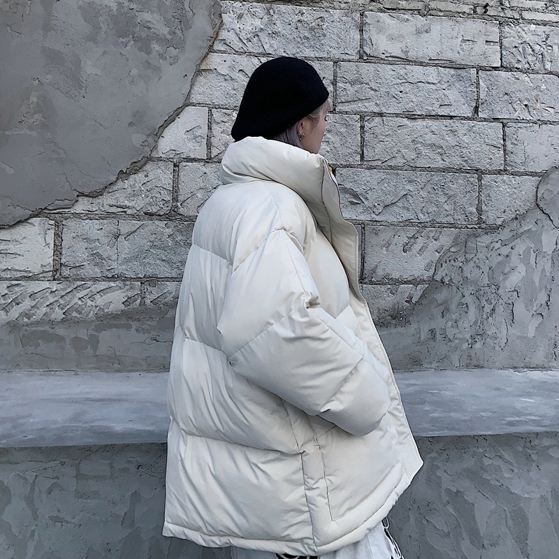 Winter -20 Oversize Jacket Female Coat Patchwork Windbreaker Women Padded Zipper Outwear Parka Thick Streetwear Overcoat Warm 201110wtt