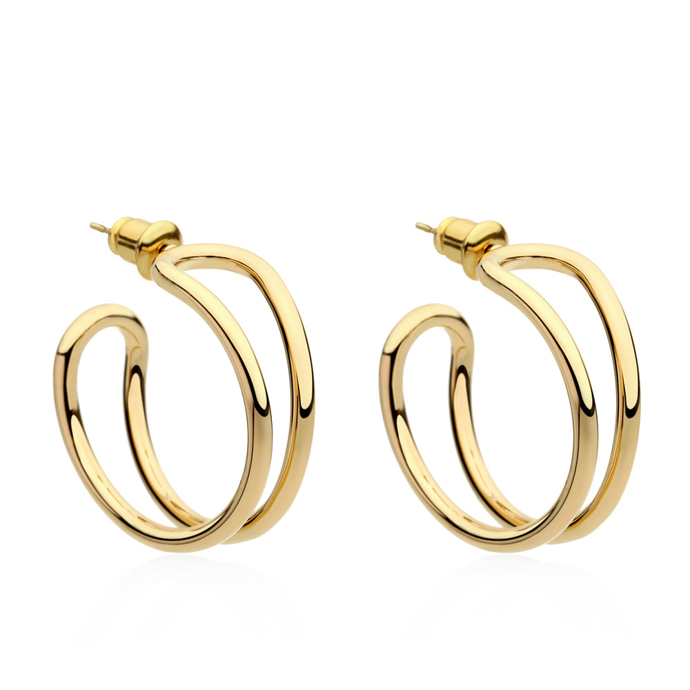 VAROLE Elegant "C" Shape Hoop Earrings Gold Color Circle Earrings Fashion Jewelry For Women Brinco Pendientes oorbellen
VAROLE Elegant "C" Shape Hoop Earrings Gold Color Circle Earrings Fashion Jewelry For Women Brinco Pendientes oorbellen