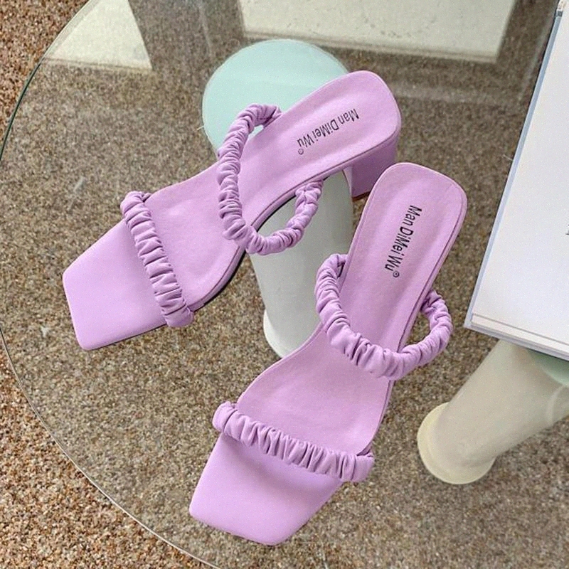 Women's Pleated Square Toe Slippers Woman Slides Women High Heels 2021 Summer Ladies PU Leather New Pumps Female Outdoor Shoes #0c8u, Black
Women's Pleated Square Toe Slippers Woman Slides Women High Heels 2021 Summer Ladies PU Leather New Pumps Female Outdoor Shoes #0c8u, Black