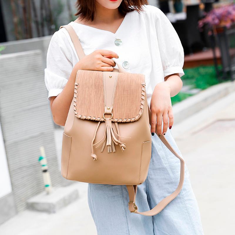 New Waterproof PU Backpack for Women Fashion Solid Color Outdoor Large Lapacity Leather Shoulder Bag Backpack 8.13, Khaki
New Waterproof PU Backpack for Women Fashion Solid Color Outdoor Large Lapacity Leather Shoulder Bag Backpack 8.13, Khaki