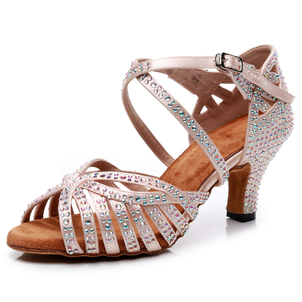 2021 Outdoor Hall Jazz Latin Sexy Line Training Ladies Jump Strass Dance Shoes Mjzo, Six inches heel 1
2021 Outdoor Hall Jazz Latin Sexy Line Training Ladies Jump Strass Dance Shoes Mjzo, Six inches heel 1