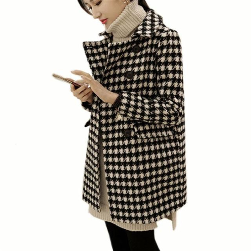 2021 New Female Wool Medium Section Suit Double-breasted Plaid Collar Blend Warm Autumn Jacket A55 F30J, Lattice
2021 New Female Wool Medium Section Suit Double-breasted Plaid Collar Blend Warm Autumn Jacket A55 F30J, Lattice