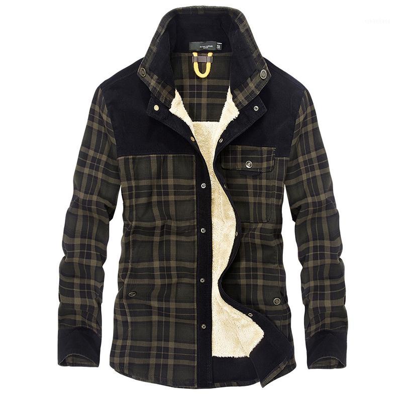Fleece Shirt Men Casual Shirts Plus Velvet Long Sleeves Plaid Shirt Warm Business Casual Cotton Chemise Homme Camisa Masculina1, Coffee
Fleece Shirt Men Casual Shirts Plus Velvet Long Sleeves Plaid Shirt Warm Business Casual Cotton Chemise Homme Camisa Masculina1, Coffee