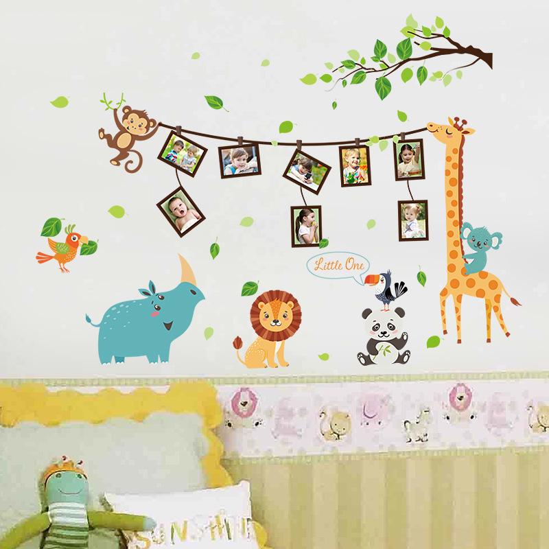 Cartoon Cute Animal Photo Wall Stickers for Kids Room Living Room Wall Decals Baby Murals Bedroom Home Decoration PVC
Cartoon Cute Animal Photo Wall Stickers for Kids Room Living Room Wall Decals Baby Murals Bedroom Home Decoration PVC