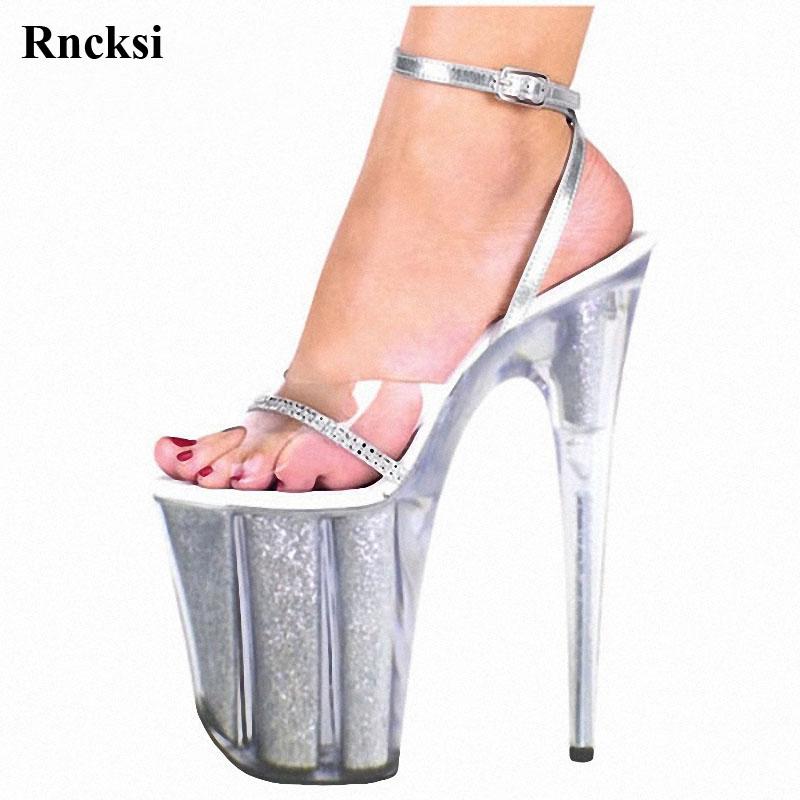 Rncksi Girl Plus Size 20CM Sexy Super High Heel Platform shoes 8 inch clear fashion shoes sandals for women sexy clubbing, Silver
Rncksi Girl Plus Size 20CM Sexy Super High Heel Platform shoes 8 inch clear fashion shoes sandals for women sexy clubbing, Silver