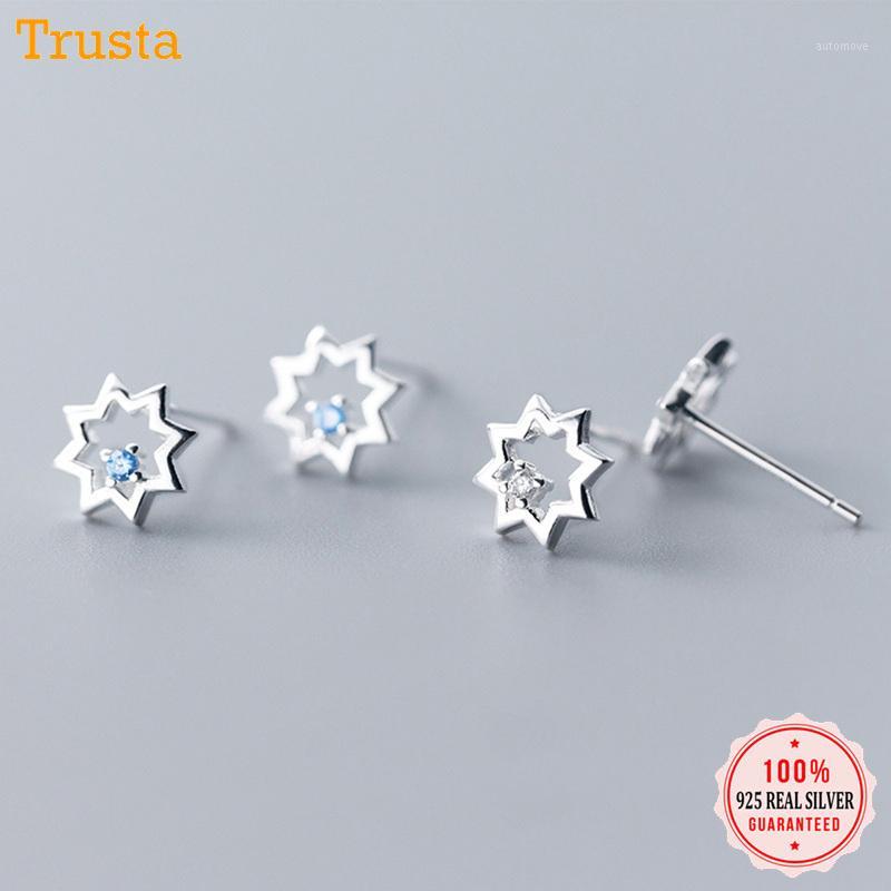 Trustdavis 100% 925 Solid Real Sterling Silver Jewelry Cute Hollow Star CZ Stud Earring Gift For Girls Kids Lady Jewelry DA2871
Trustdavis 100% 925 Solid Real Sterling Silver Jewelry Cute Hollow Star CZ Stud Earring Gift For Girls Kids Lady Jewelry DA2871