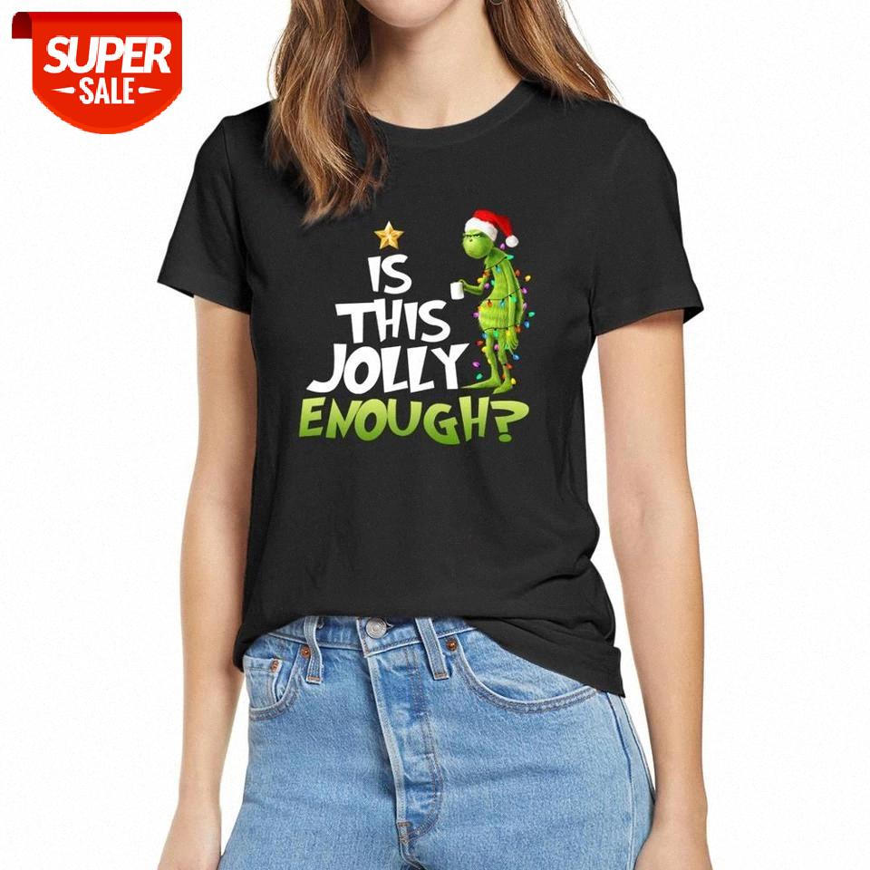 100% Cotton 2020 Fashion Summer TShirts Grinch Is This Jolly Enough Merry Christmas Vacation Graphic Women T-Shirt Soft Tee Gift #s61O, White
100% Cotton 2020 Fashion Summer TShirts Grinch Is This Jolly Enough Merry Christmas Vacation Graphic Women T-Shirt Soft Tee Gift #s61O, White