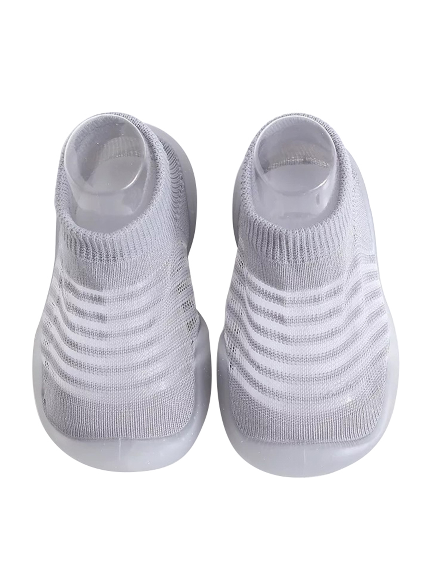 Toddler baby rubber sole shoes, breathable hollow mesh socks forerunner shoes, comfortable breathable shock absorption LJ201214