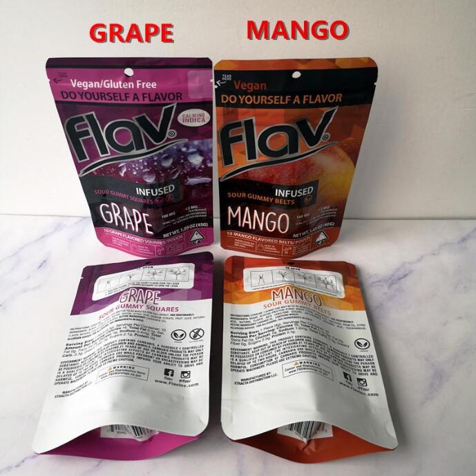 NEW Flav Sour Gummy Belts Bag Packaging MANGO GRAPE Belts Pouch packaging Smell Proof Bags Gummies Mylar bag2
NEW Flav Sour Gummy Belts Bag Packaging MANGO GRAPE Belts Pouch packaging Smell Proof Bags Gummies Mylar bag2