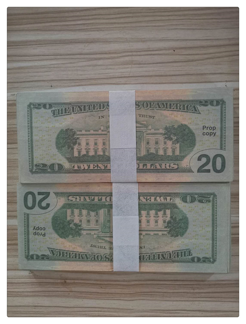 Manufacturers direct simulation of $20 counterfeit money toy film and television shooting props practice banknote game token 100 00194
Manufacturers direct simulation of $20 counterfeit money toy film and television shooting props practice banknote game token 100 00194