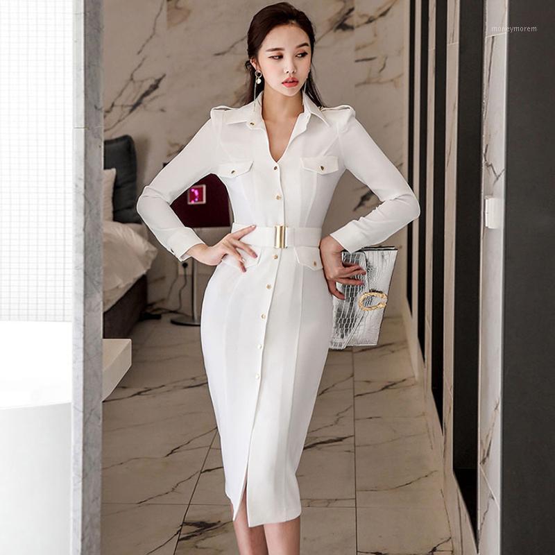 WAVSIYIER women cardigan dress midi spring autumn long sleeve single-breasted pencil dresses pary club elegant belt chic runway1, White
WAVSIYIER women cardigan dress midi spring autumn long sleeve single-breasted pencil dresses pary club elegant belt chic runway1, White