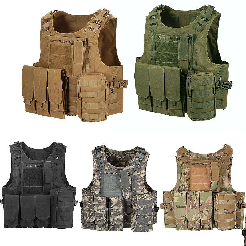 Outdoor Sports Tactical Molle Vest Hunting Combat CS Vest Paintball Game Body Armor Plate Carrier Gear, Black
Outdoor Sports Tactical Molle Vest Hunting Combat CS Vest Paintball Game Body Armor Plate Carrier Gear, Black