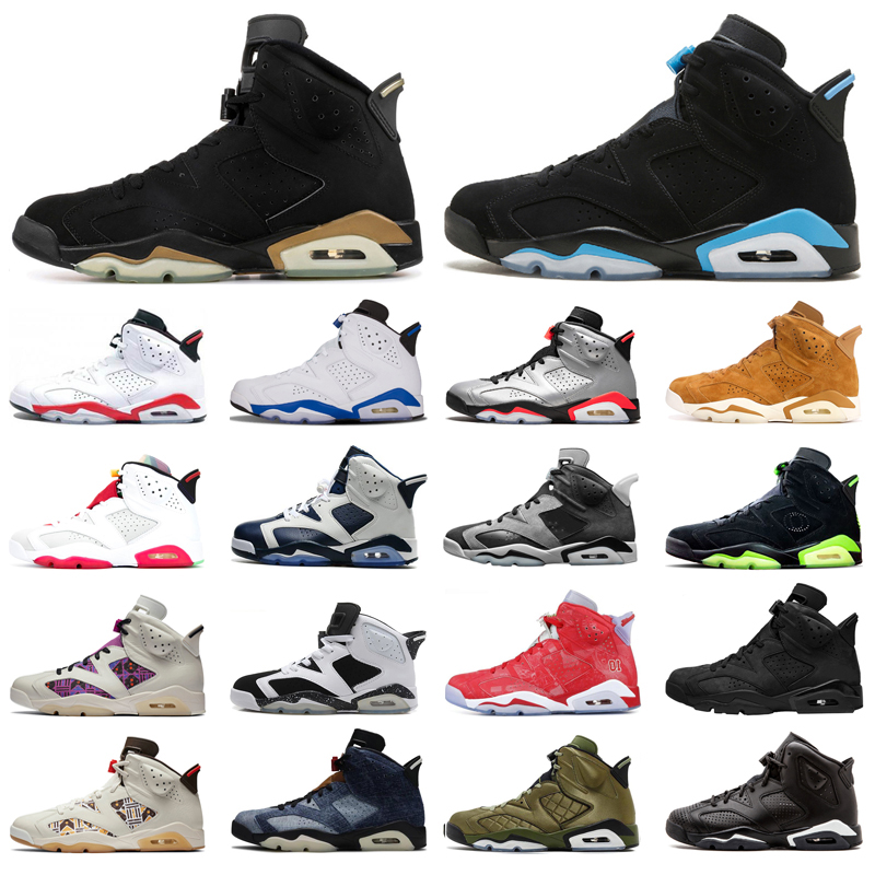 Newest UNC DMP Men 6 Basketball Shoes 6s Infrared Reflective Slam Golden Harvest Triple Black mens outdoor sports trainer sneaker shoes
Newest UNC DMP Men 6 Basketball Shoes 6s Infrared Reflective Slam Golden Harvest Triple Black mens outdoor sports trainer sneaker shoes