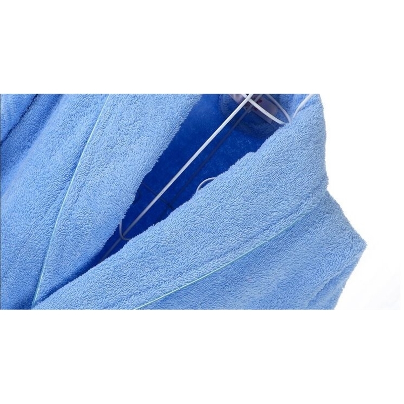 100 Cotton Terry Bathrobe Lovers Solid Towel Sleepwear Men Women Long Bath Robe Kimono Femme Dressing Gown Bridesmaid Robes 201111