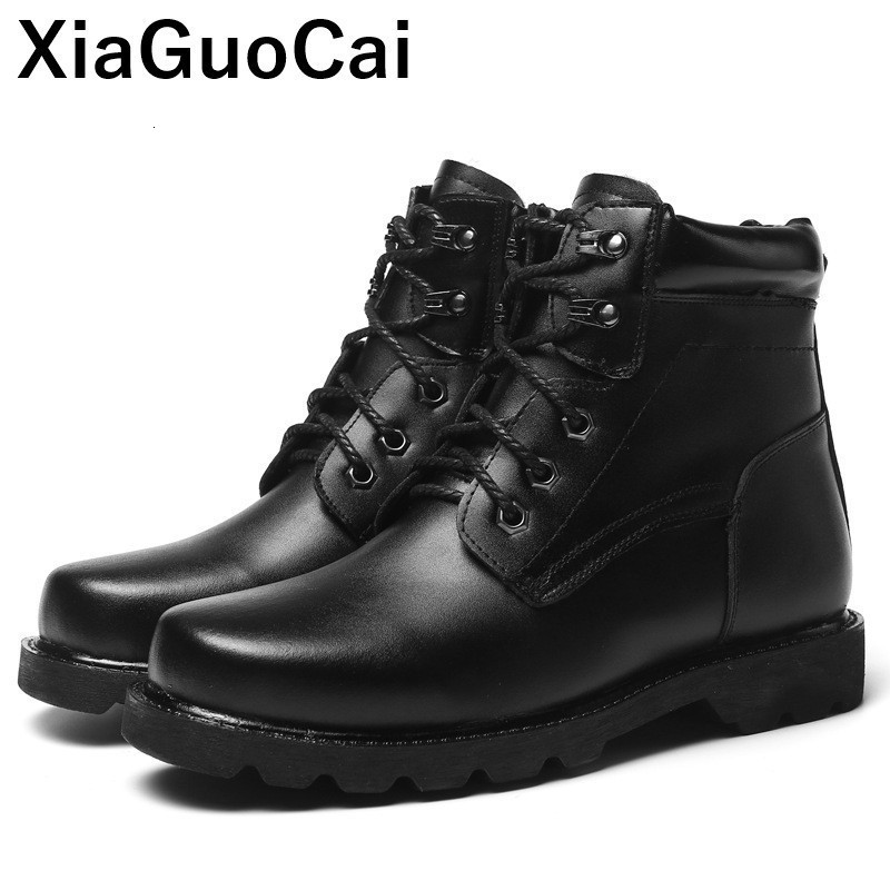Winter Men Ankle Boots Plush Warm Tatical Army Boots Black Plus Size Male Snow Botas High Top Man Shoes With Fur
Winter Men Ankle Boots Plush Warm Tatical Army Boots Black Plus Size Male Snow Botas High Top Man Shoes With Fur