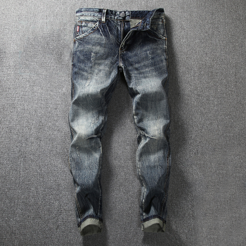 2021 New Japanese Style Fashion Vintage Designer Retro Wash Slim Fit Classical Men Spliced Superably Brand Ripped Ukgh, Black green 
2021 New Japanese Style Fashion Vintage Designer Retro Wash Slim Fit Classical Men Spliced Superably Brand Ripped Ukgh, Black green