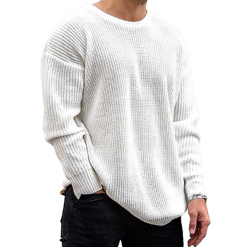 Men's Sweaters Men Winter Autumn Knitwear Long Sleeve Round Neck Tops Solid Color Casual Party Club Warm Loose Sweater, White;black
Men's Sweaters Men Winter Autumn Knitwear Long Sleeve Round Neck Tops Solid Color Casual Party Club Warm Loose Sweater, White;black