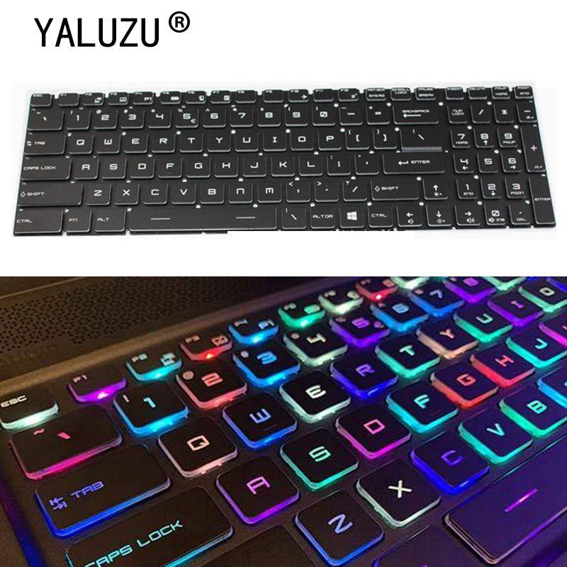 YALUZU Per-key RGB backlit full color English Keyboard for MSI GE65 9SE GE75 Raider 8RE 8RF 8SE 8SF 8SG 9SG 9SE 9SF colorful lap
YALUZU Per-key RGB backlit full color English Keyboard for MSI GE65 9SE GE75 Raider 8RE 8RF 8SE 8SF 8SG 9SG 9SE 9SF colorful lap