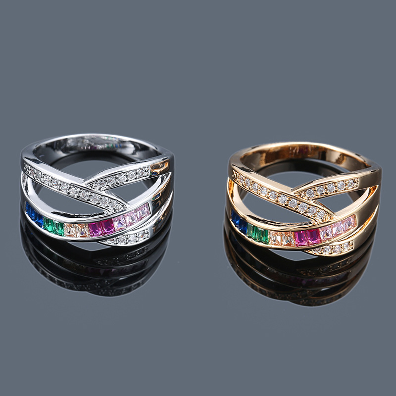 China's hot sale rainbow series micro-inlaid square exquisite color zirconium fashion ring popular color accessories in the Middle East
China's hot sale rainbow series micro-inlaid square exquisite color zirconium fashion ring popular color accessories in the Middle East