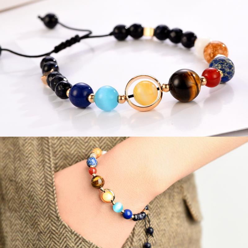 New Design Eight Planets Bead Bracelet Natural Stone Universe Yoga Chakra Solar Bracelet for Men Women Prayer 2020 Drop Shipping
New Design Eight Planets Bead Bracelet Natural Stone Universe Yoga Chakra Solar Bracelet for Men Women Prayer 2020 Drop Shipping