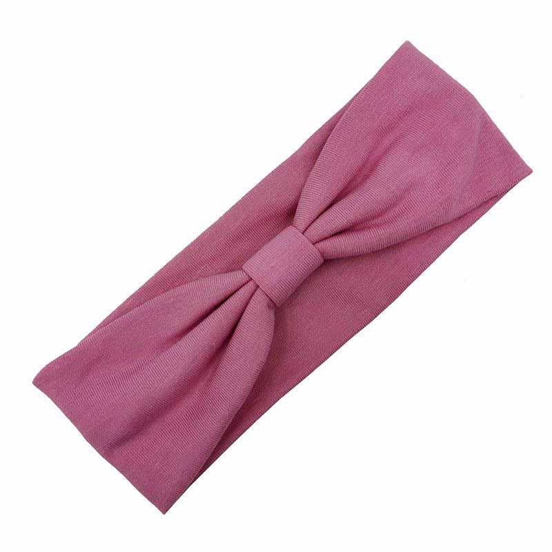 Women Lady Fashion Bow Knot Turban Head Wrap Hairband Yoga Sport Headband Hair Band For Girl Hair Accessories