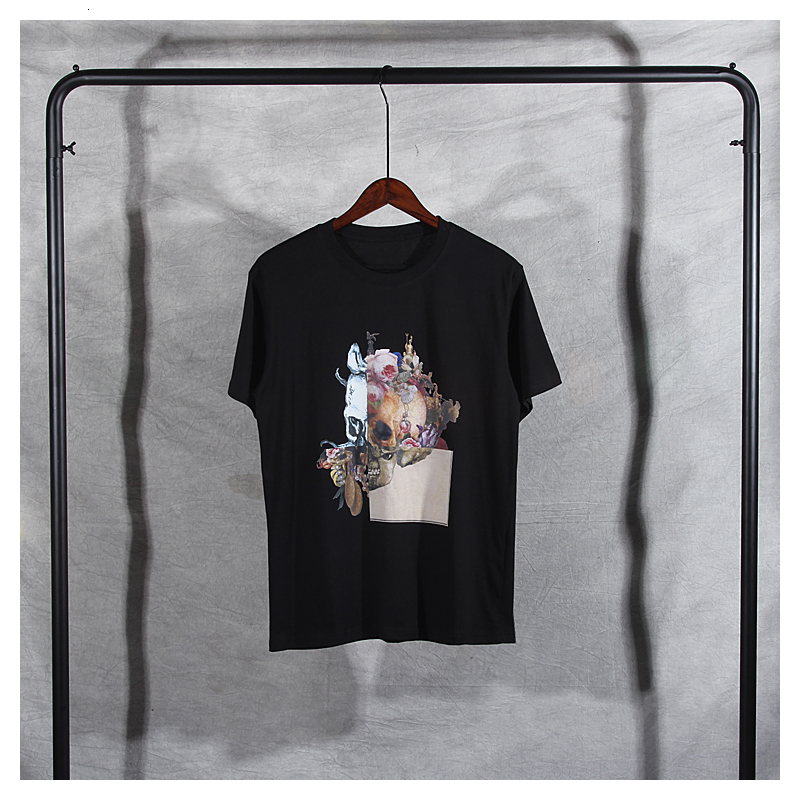 2021 Japanese Fashion Brand New Flowers Skull Head Versatile Cotton Men's and Women's Casual O-neck Short Sleeve T-shirt Mbjv, Black
2021 Japanese Fashion Brand New Flowers Skull Head Versatile Cotton Men's and Women's Casual O-neck Short Sleeve T-shirt Mbjv, Black
