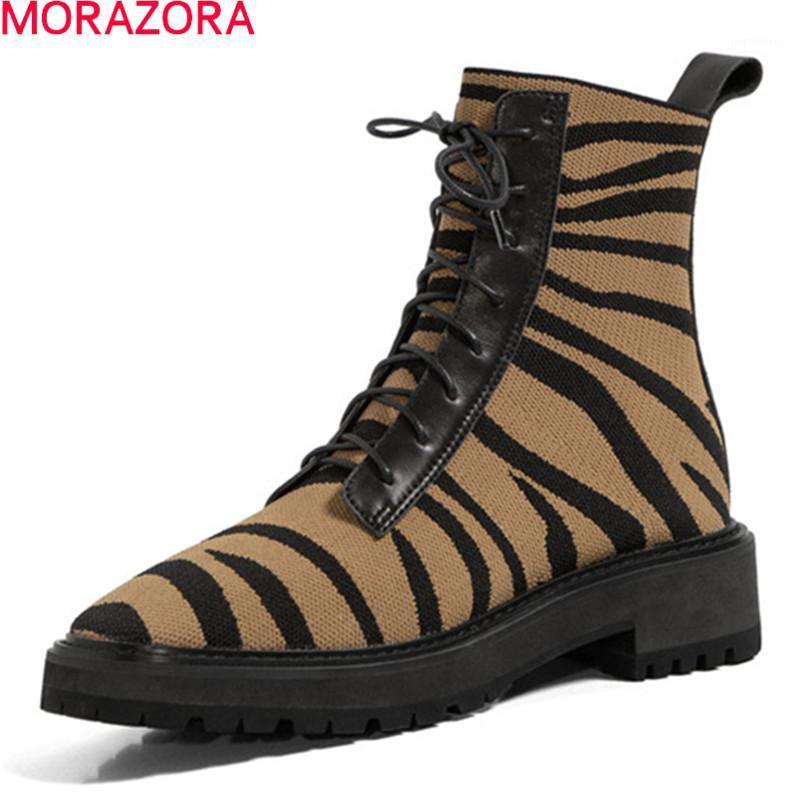 MORAZORA 2020 Genuine leather boots comfortable low heel round toe casual ladies shoes autumn winter ankle boots for woman1, Black
MORAZORA 2020 Genuine leather boots comfortable low heel round toe casual ladies shoes autumn winter ankle boots for woman1, Black
