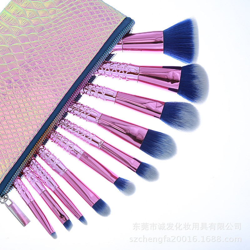 Hot New 10pcs Make Up BrushesFoundation Eyeshadow Contour Mermaid Design Makeup Brushes Set Private Label Make Up Brushes
Hot New 10pcs Make Up BrushesFoundation Eyeshadow Contour Mermaid Design Makeup Brushes Set Private Label Make Up Brushes