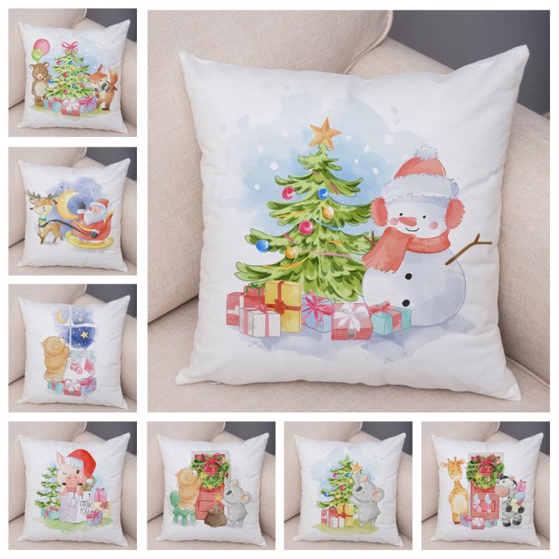 Cute Cartoon Christmas Animal Cushion Cover Decor Santa Claus Pillow Case Soft Plush Pillowcase for Children Room Sofa Home, 24
Cute Cartoon Christmas Animal Cushion Cover Decor Santa Claus Pillow Case Soft Plush Pillowcase for Children Room Sofa Home, 24